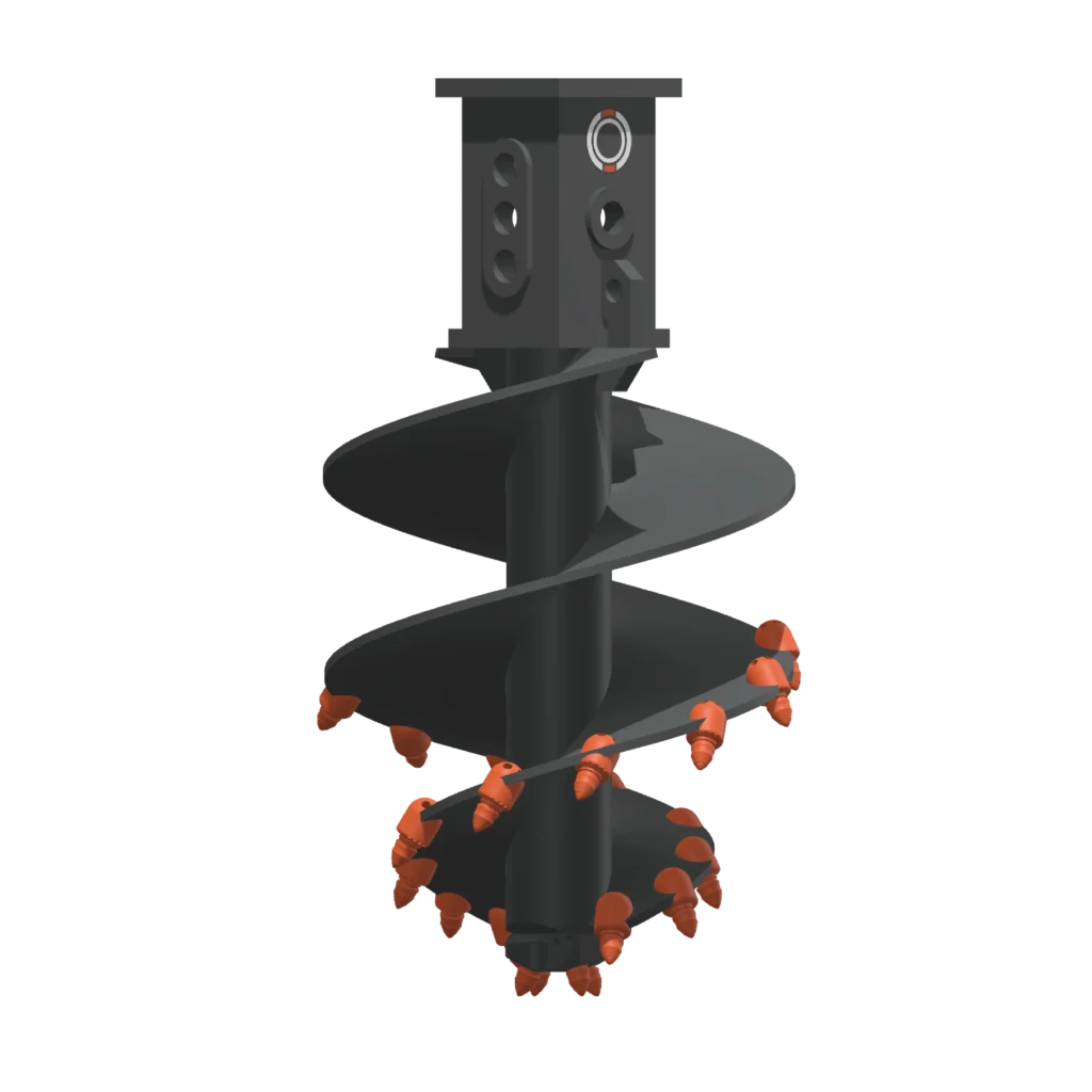 rock auger 3d model