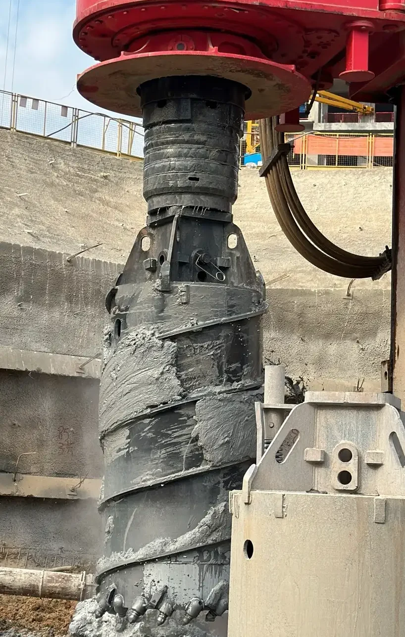 core barrel in drilling site