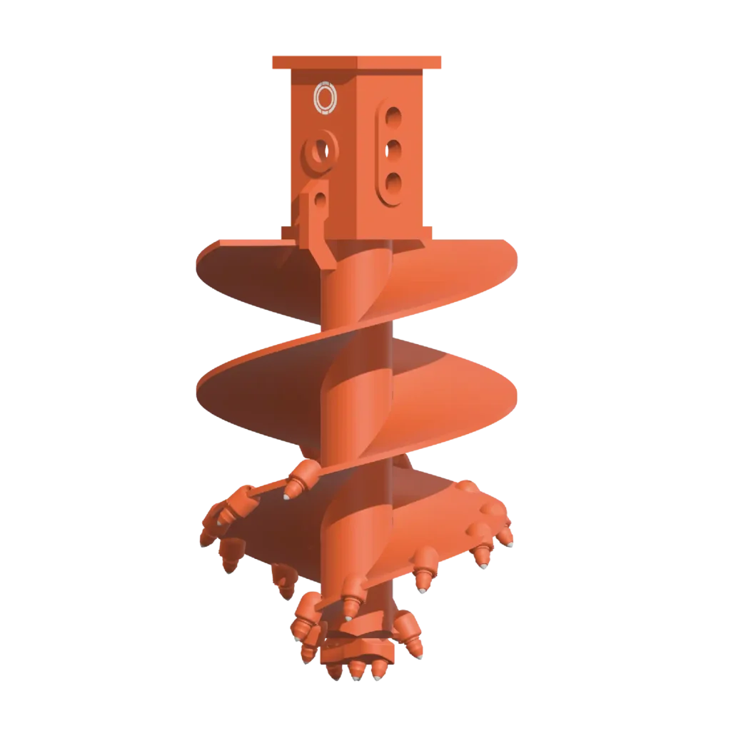 rock auger 3d model